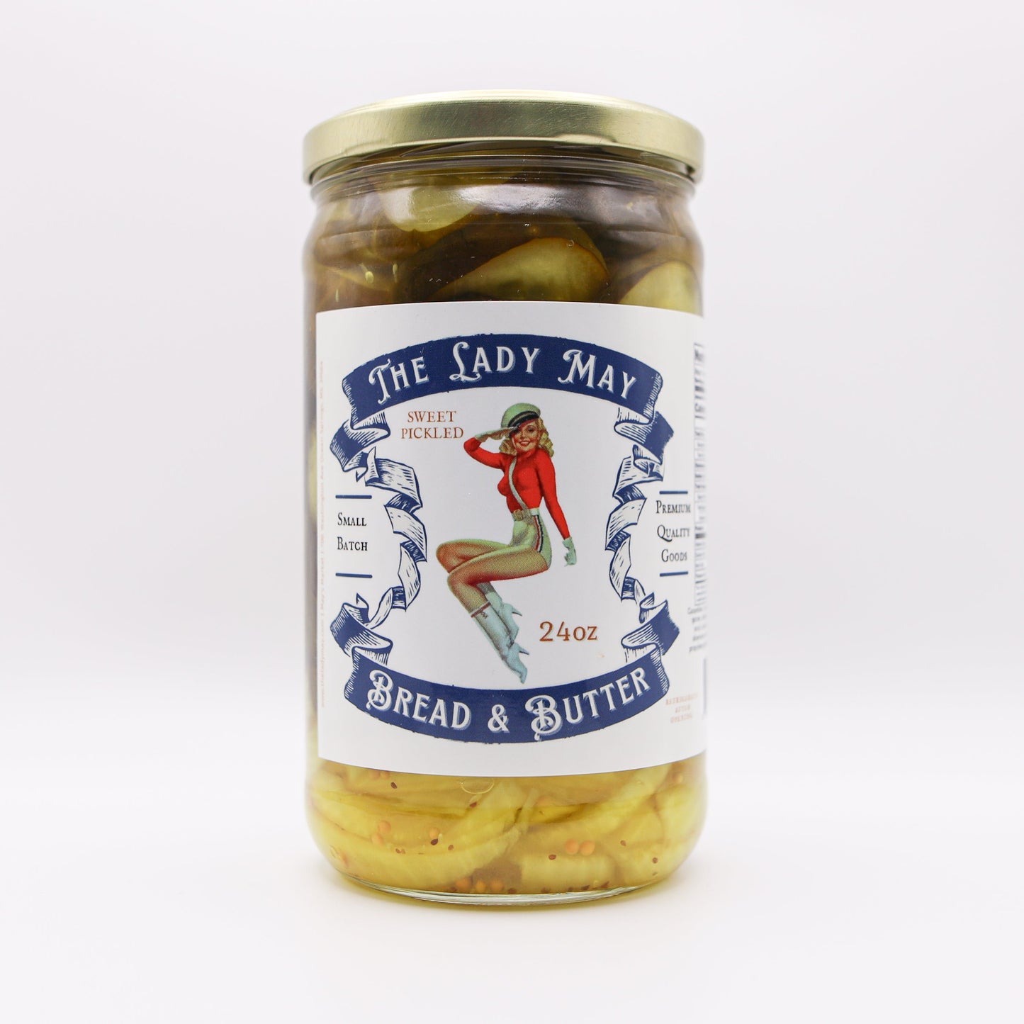 Sweet Bread & Butter Pickle Slices The Lady May