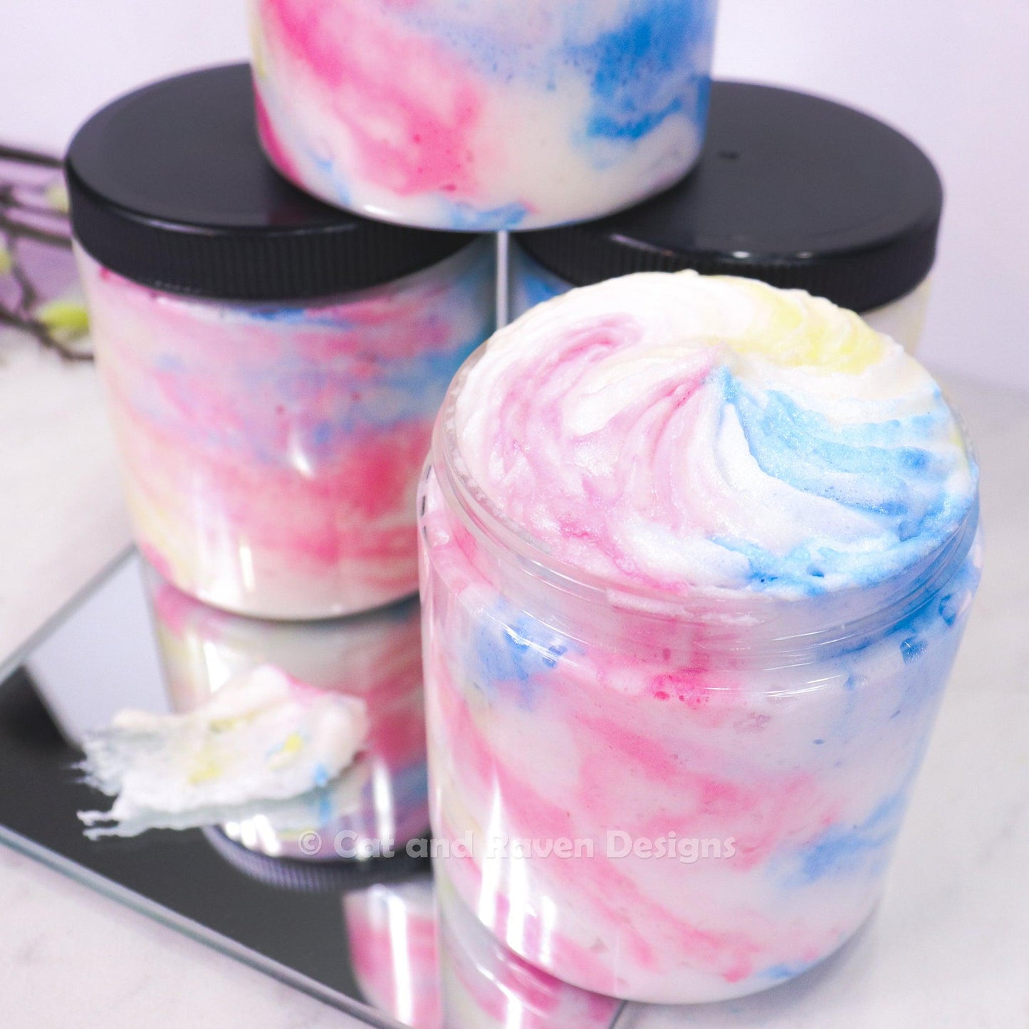 Forbidden Frosting whipped soap Cat and Raven Designs Soap