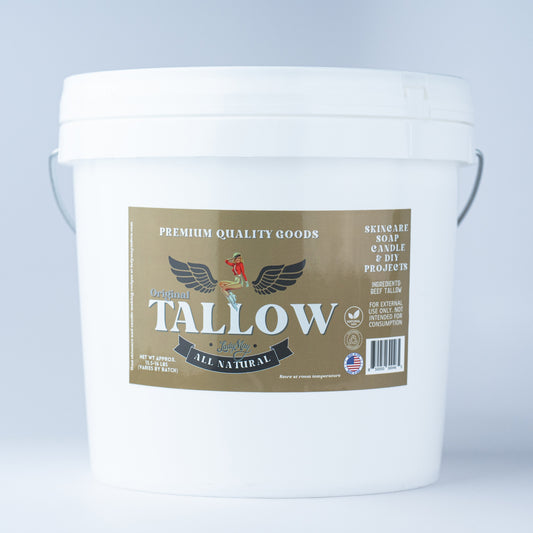 Unscented Beef Tallow - 16 Pounds | 100% Natural & Pure The Lady May