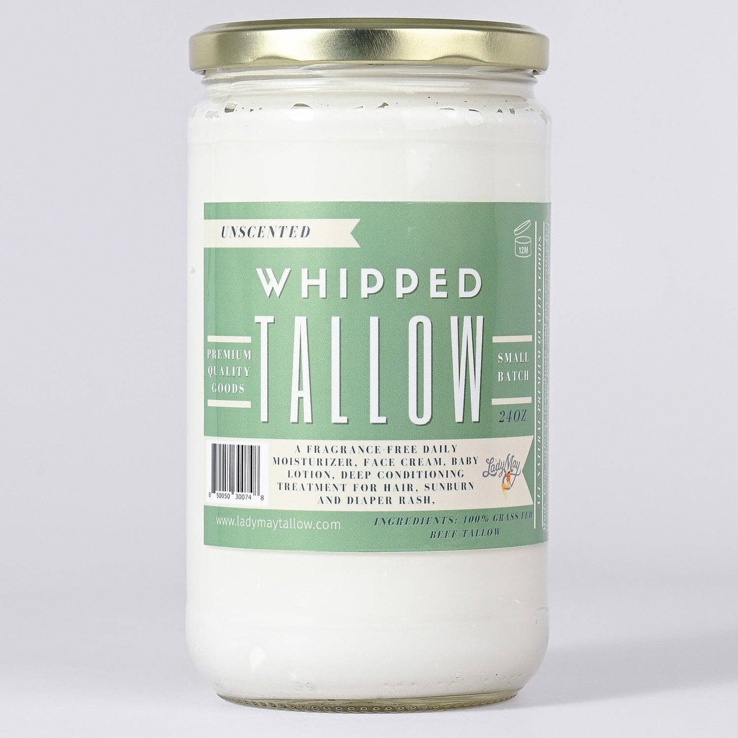 Whipped Tallow | All Natural Moisturizer Choose Scent Size 2oz-85oz The Lady May
