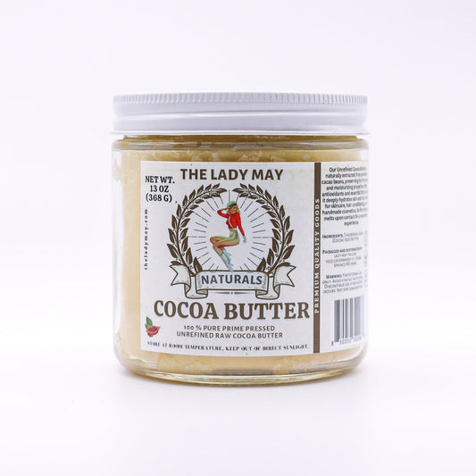 100% Pure Unrefined Raw Cocoa Butter – Fresh, Natural & Moisturizing The Lady May