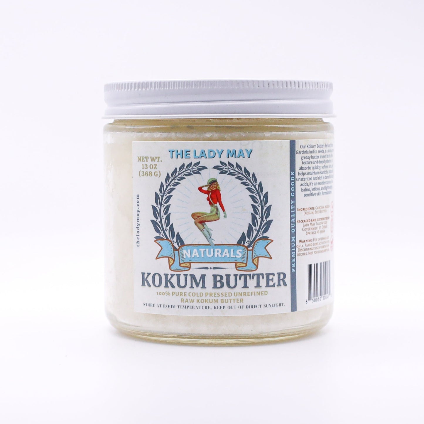 100% Pure Unrefined Kokum Butter – Cold-Pressed, Moisturizing & Skin-Nourishing The Lady May