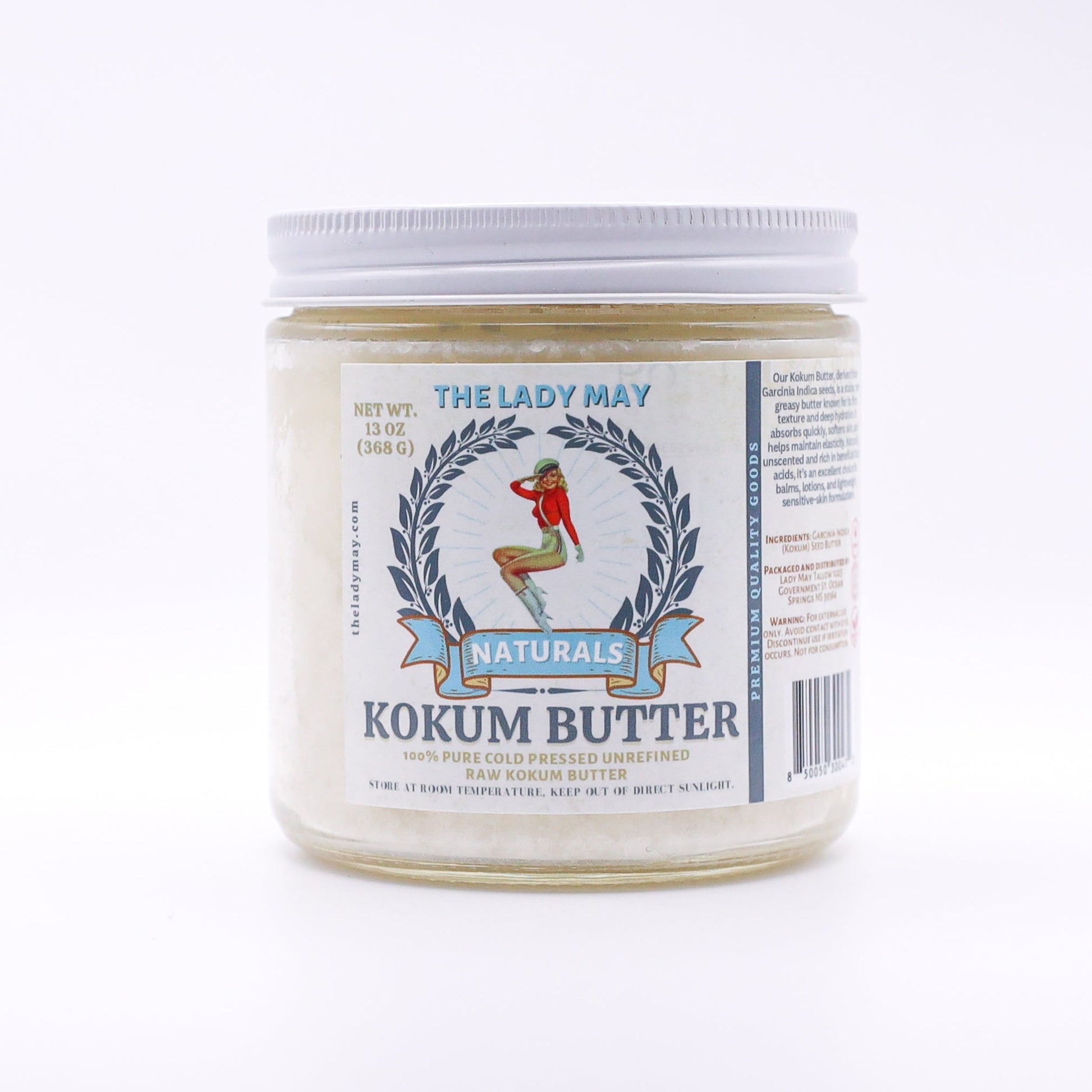100% Pure Unrefined Kokum Butter – Cold-Pressed, Moisturizing & Skin-Nourishing The Lady May