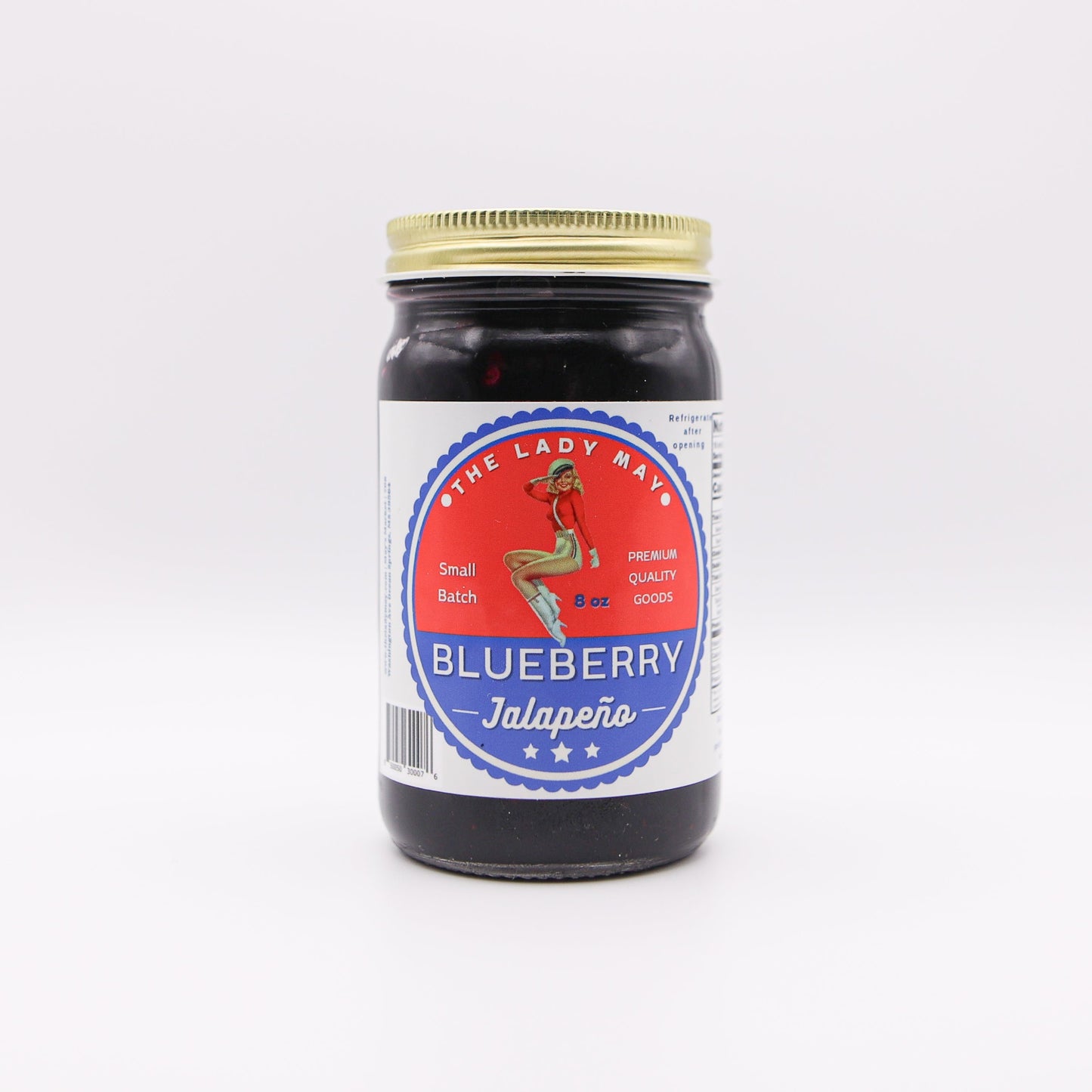 Blueberry Jalapeño Pepper Jelly The Lady May