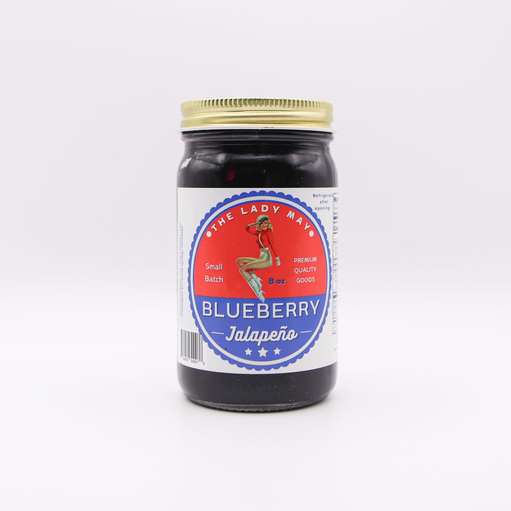 Blueberry Jalapeño Pepper Jelly The Lady May