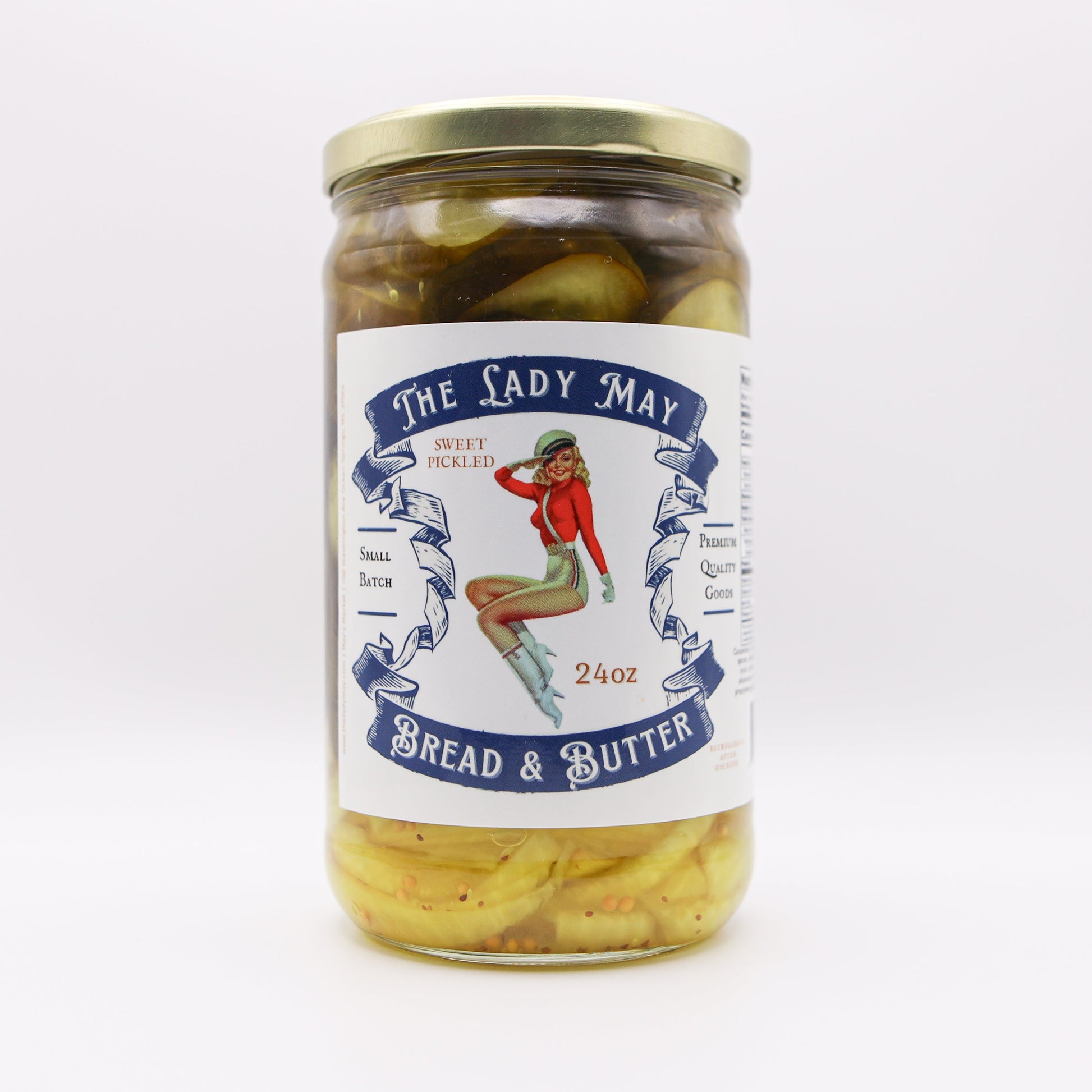 Sweet Bread & Butter Pickle Slices The Lady May