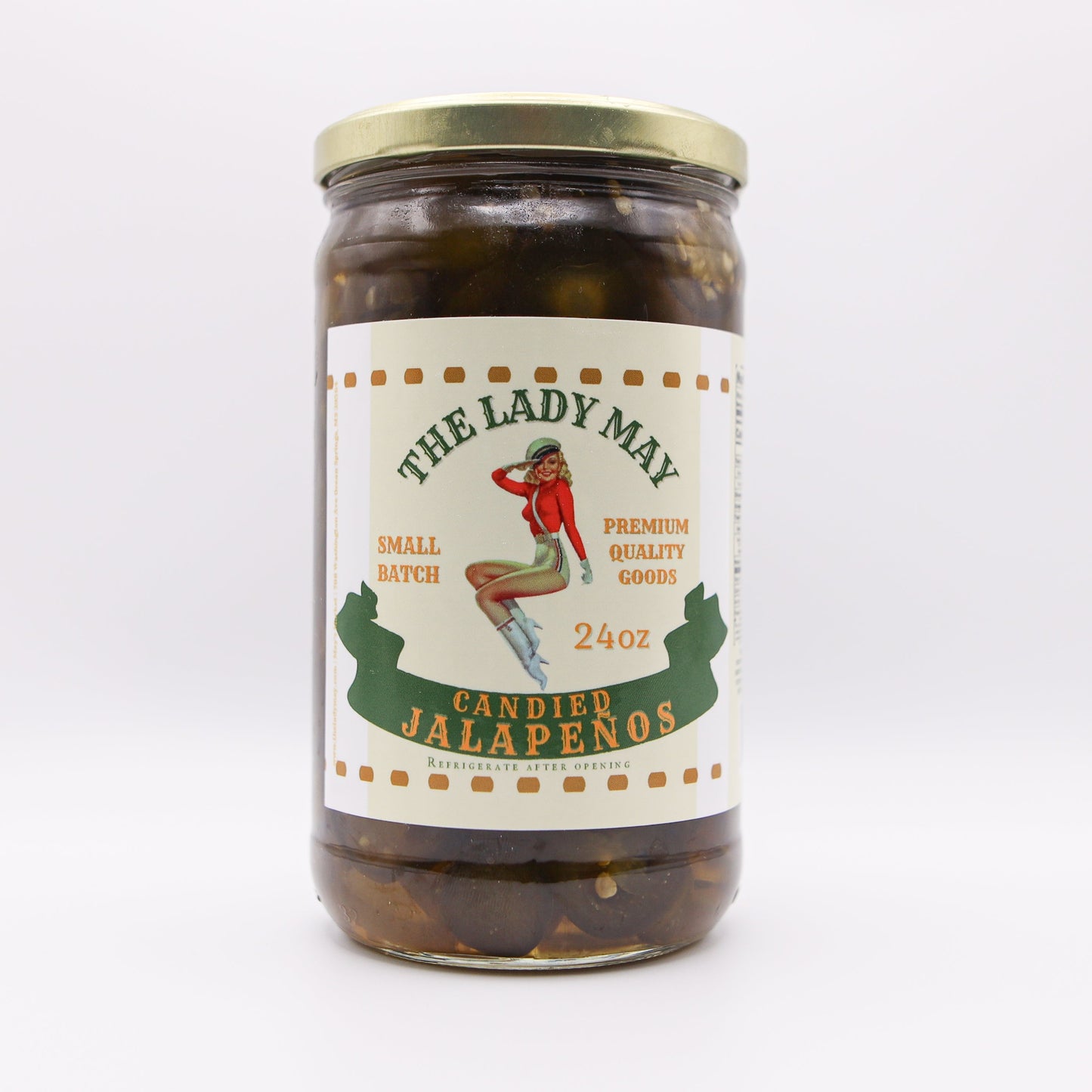 Sweet Heat Candied Jalapeños The Lady May