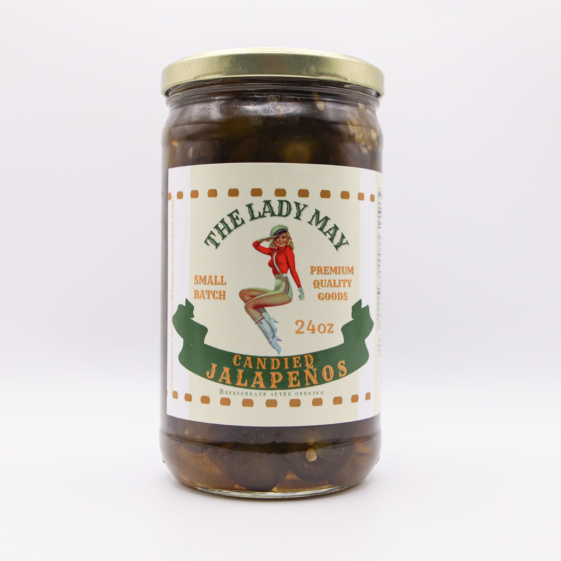 Sweet Heat Candied Jalapeños The Lady May