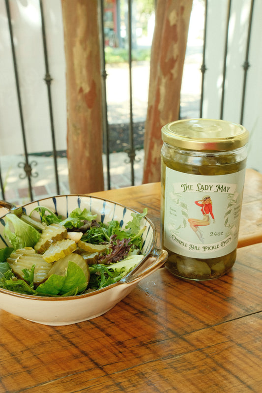 Crinkle Dill Pickle Chips The Lady May