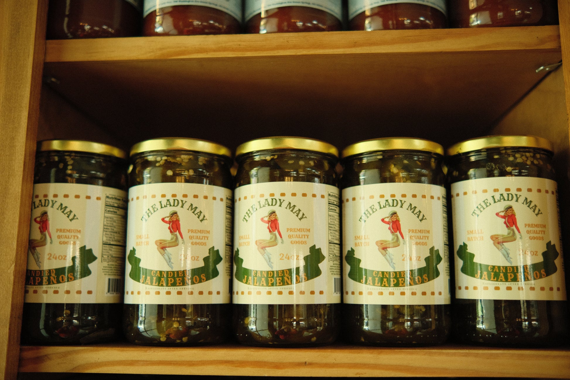 Sweet Heat Candied Jalapeños The Lady May