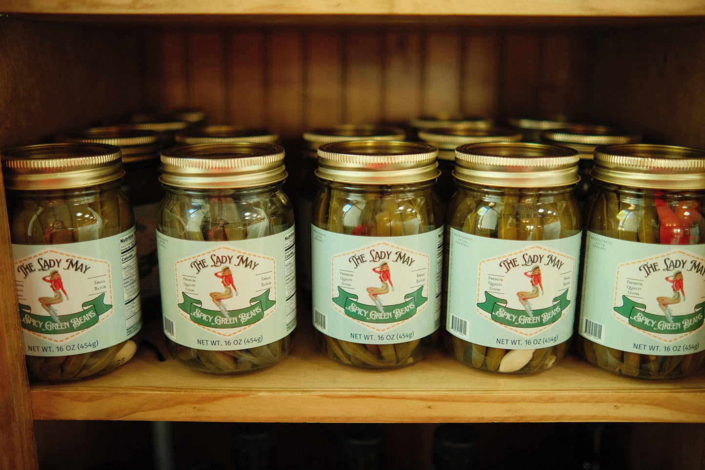 Spicy Pickled Snap Beans The Lady May