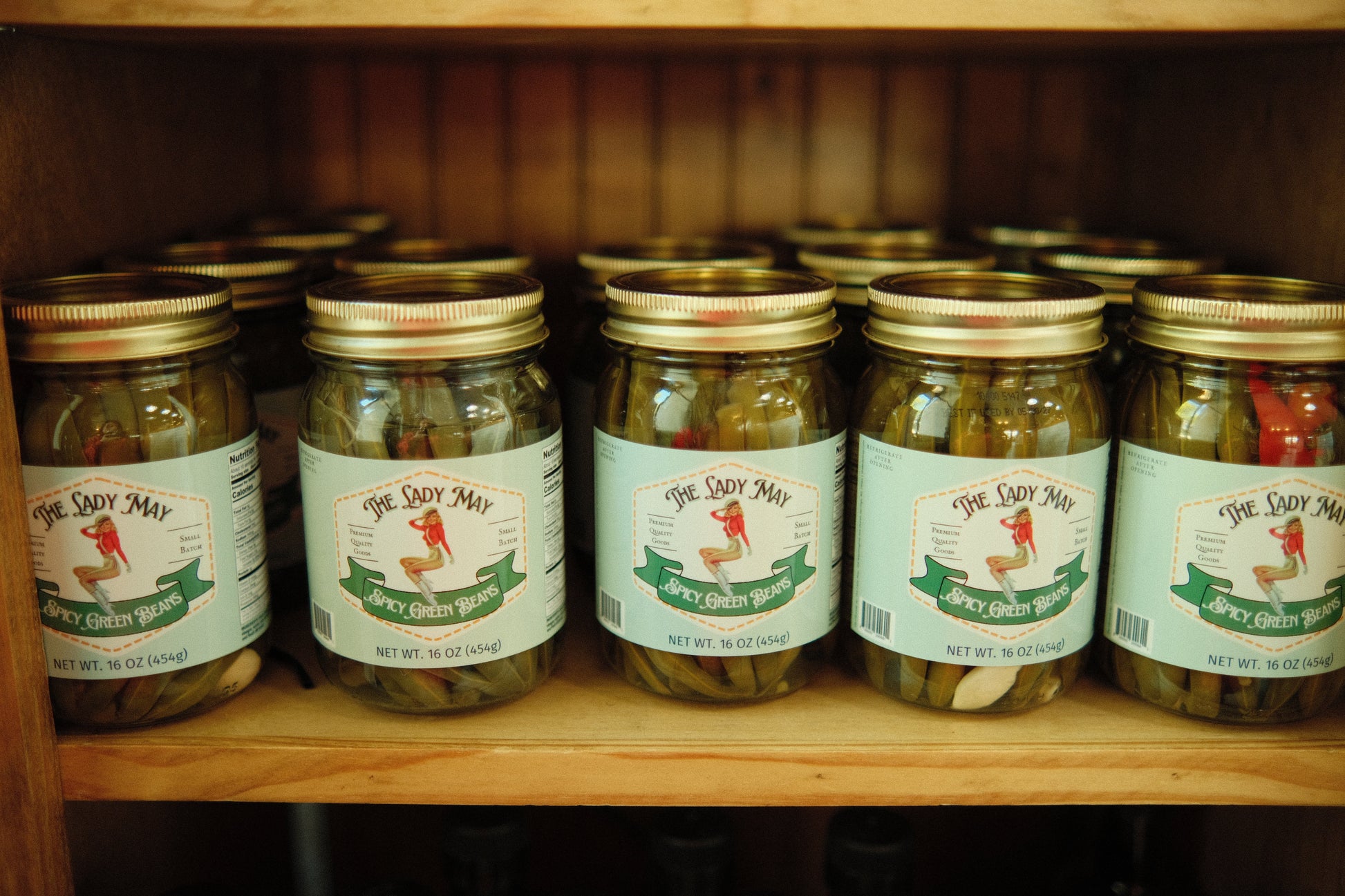 Spicy Pickled Snap Beans The Lady May