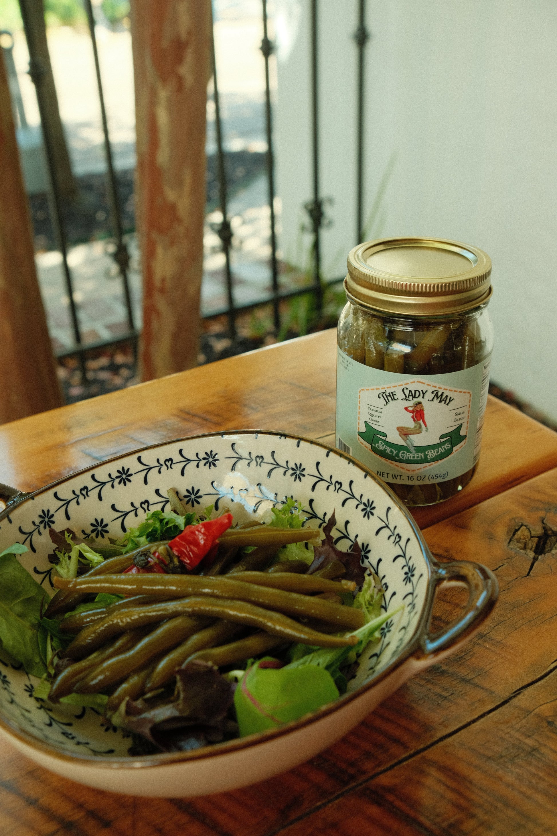 Spicy Pickled Snap Beans The Lady May