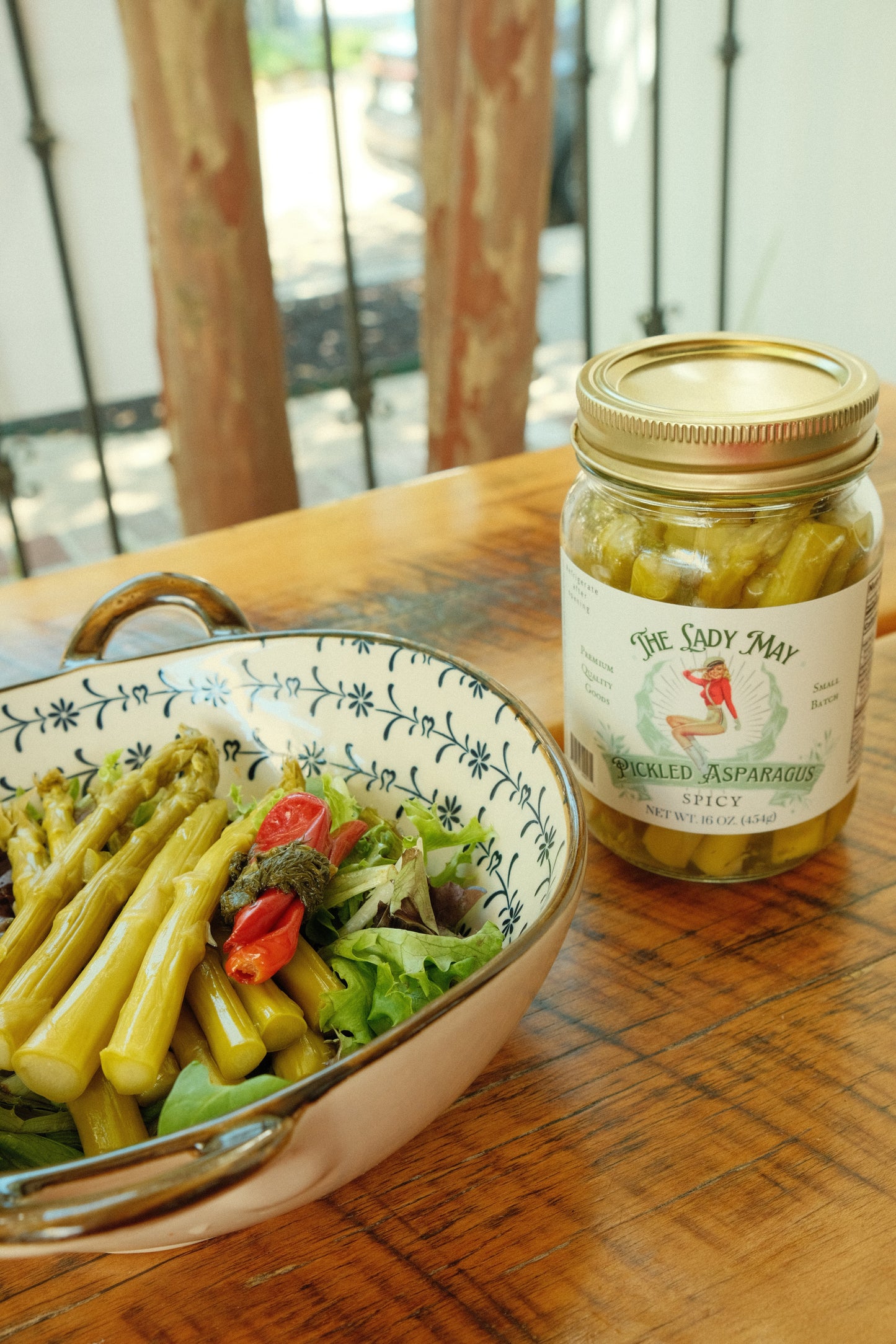 Spicy Pickled Asparagus The Lady May