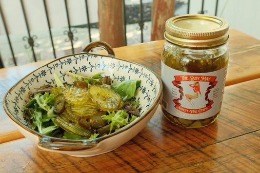 Sweet Fire Pickle Slices The Lady May