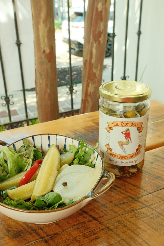 Sweet & Spicy Pickle Spears The Lady May