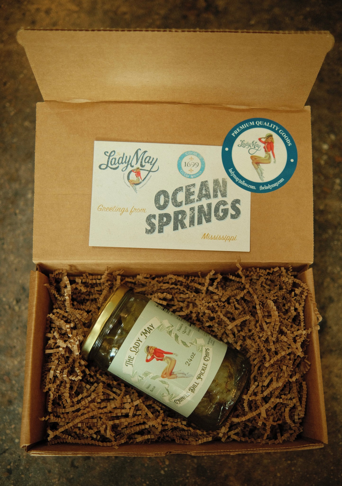 Crinkle Dill Pickle Chips The Lady May