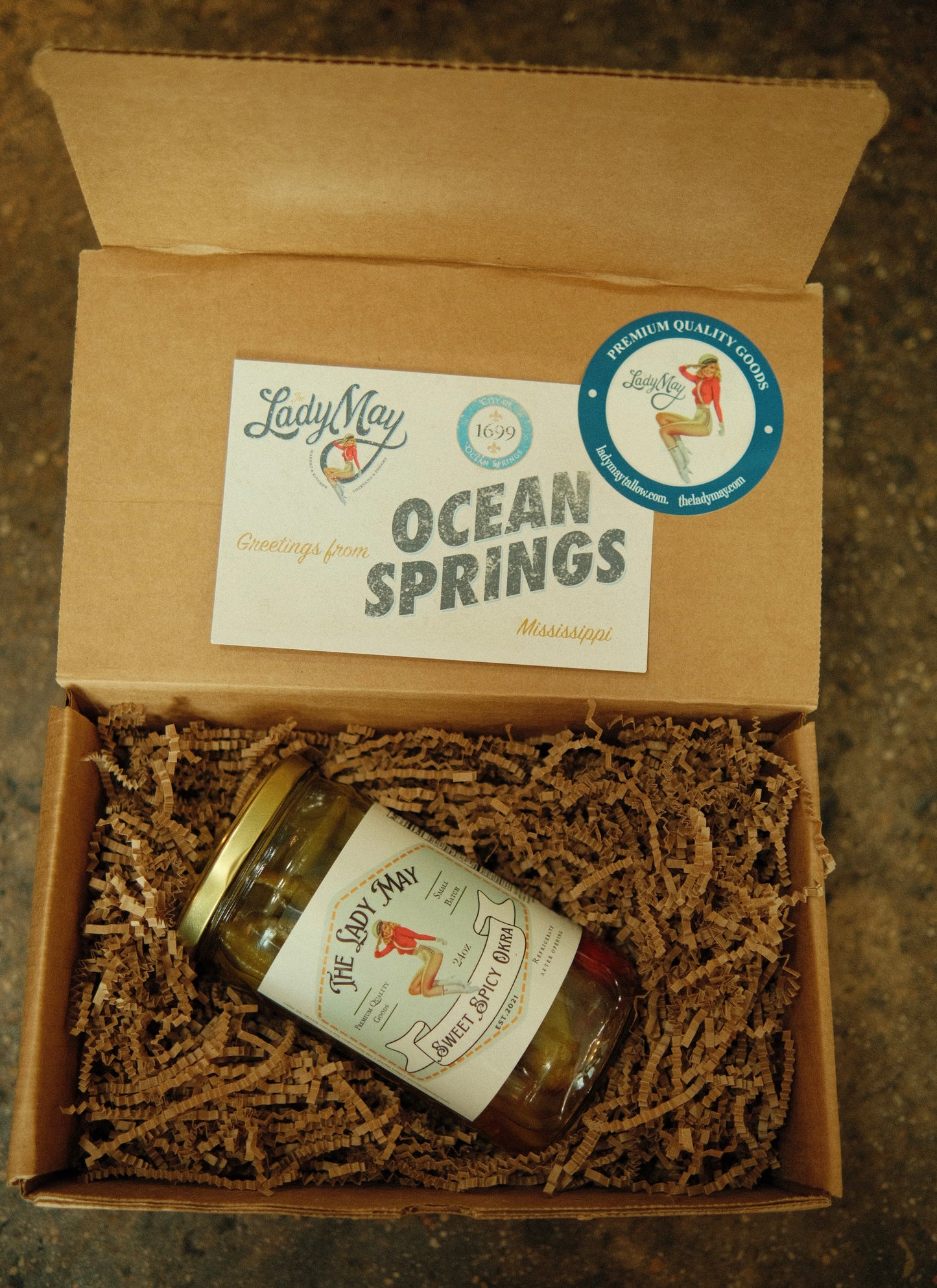 Sweet & Spicy Pickled Okra The Lady May