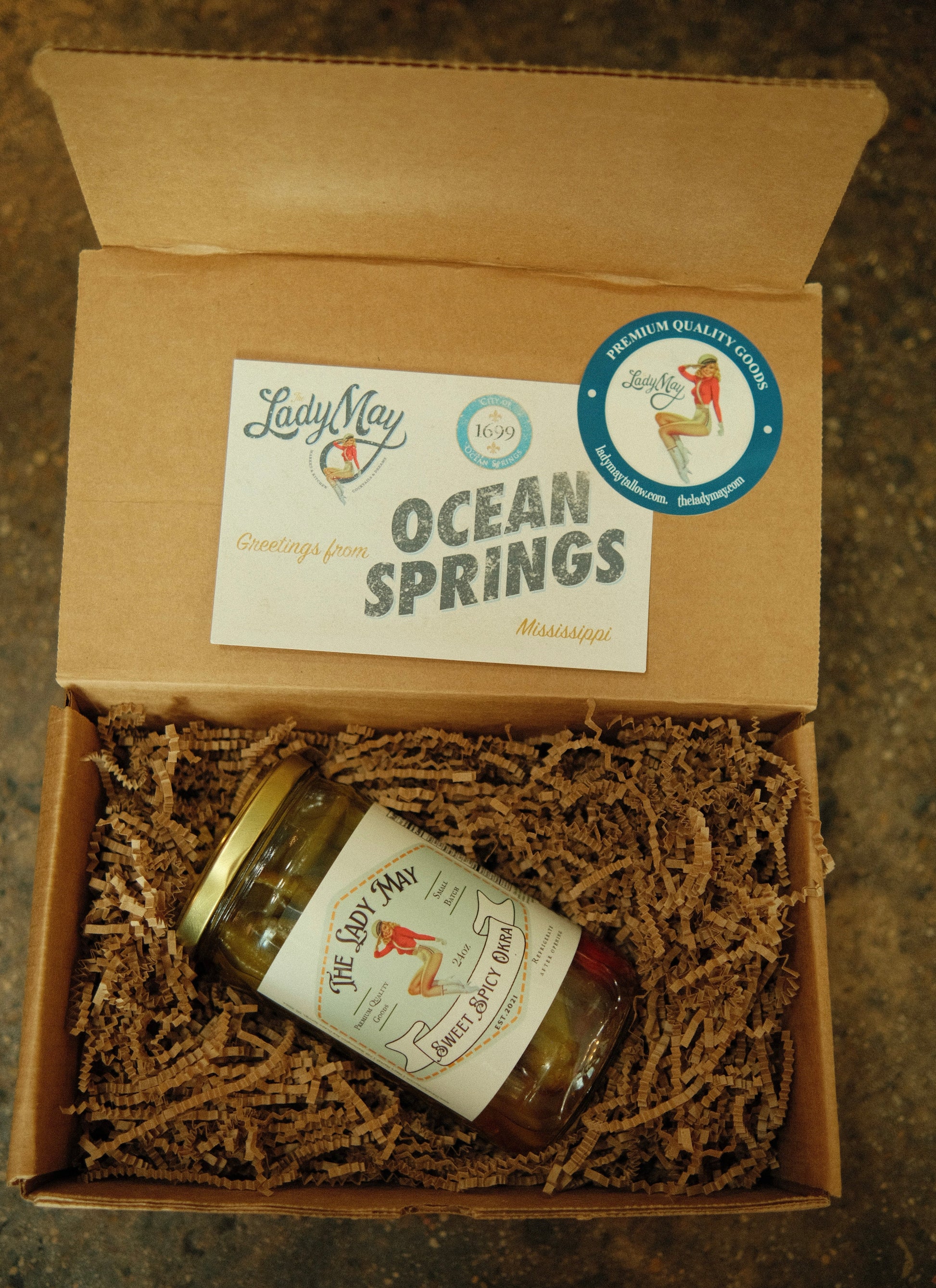 Sweet & Spicy Pickled Okra The Lady May