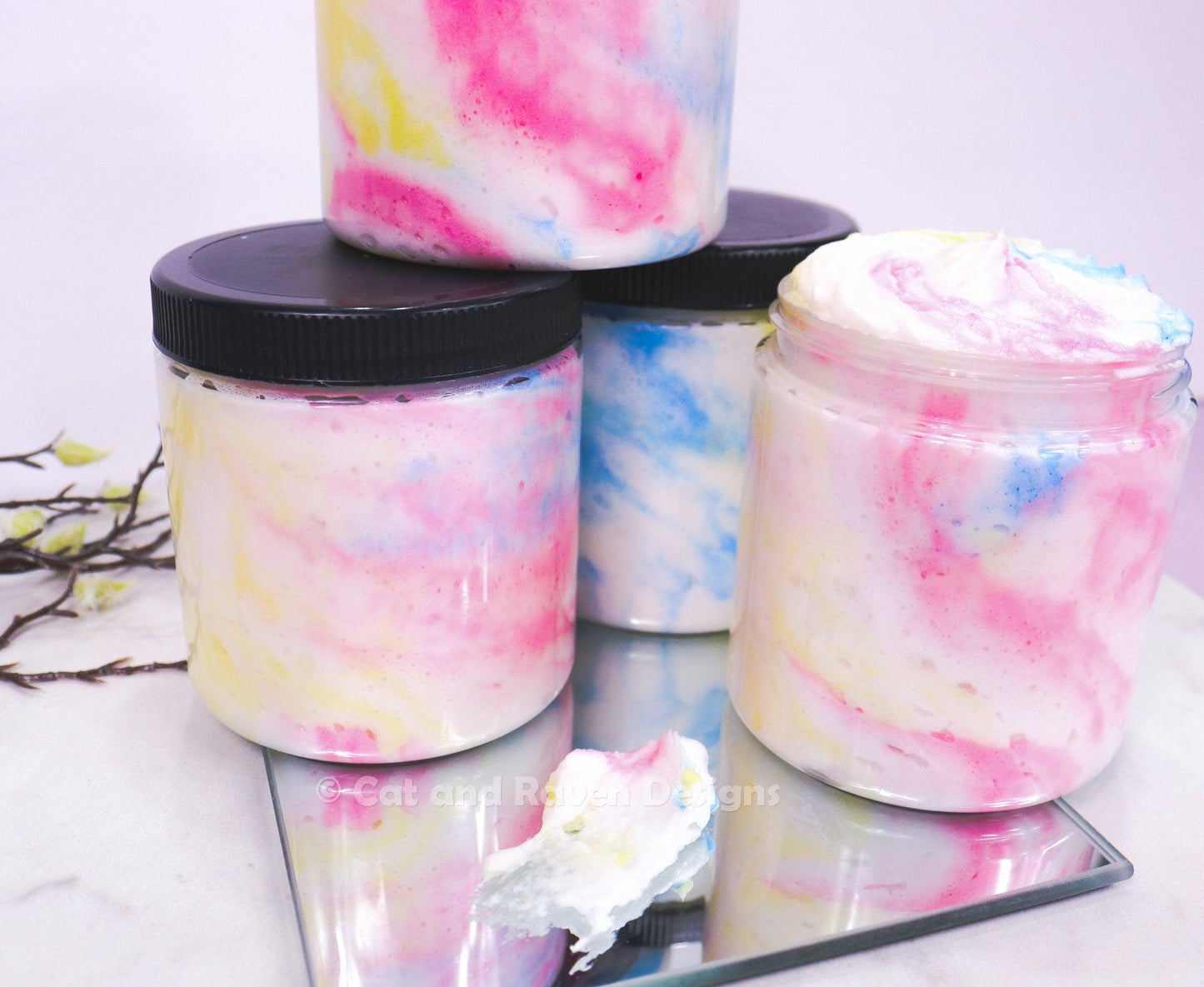 Forbidden Frosting whipped soap Cat and Raven Designs Soap