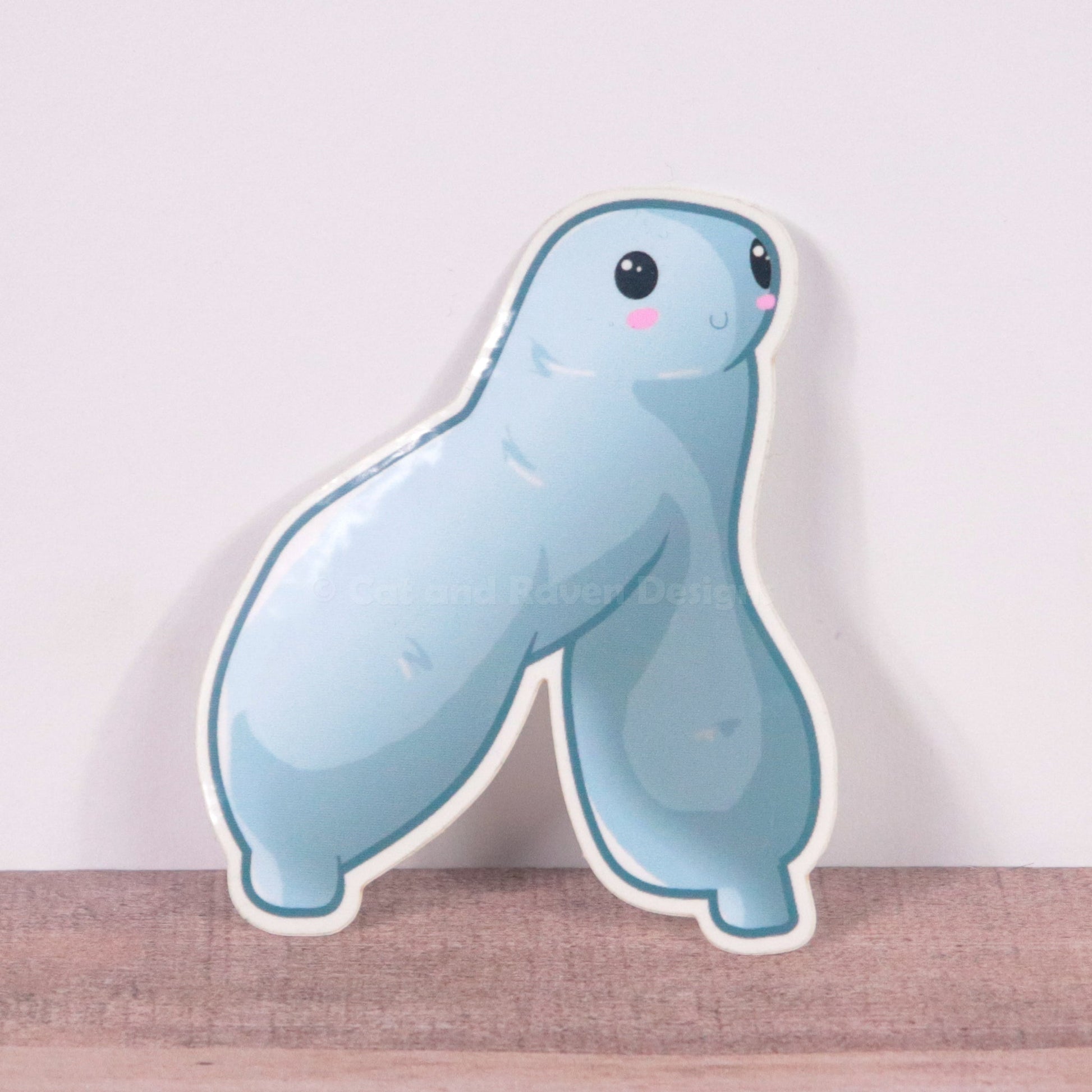 Fresno Nightcrawler Cryptid cuties vinyl sticker Cat and Raven Designs Soap