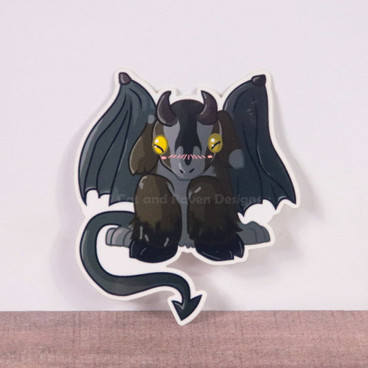 Jersey Devil Cryptid cuties vinyl stickers Cat and Raven Designs Soap