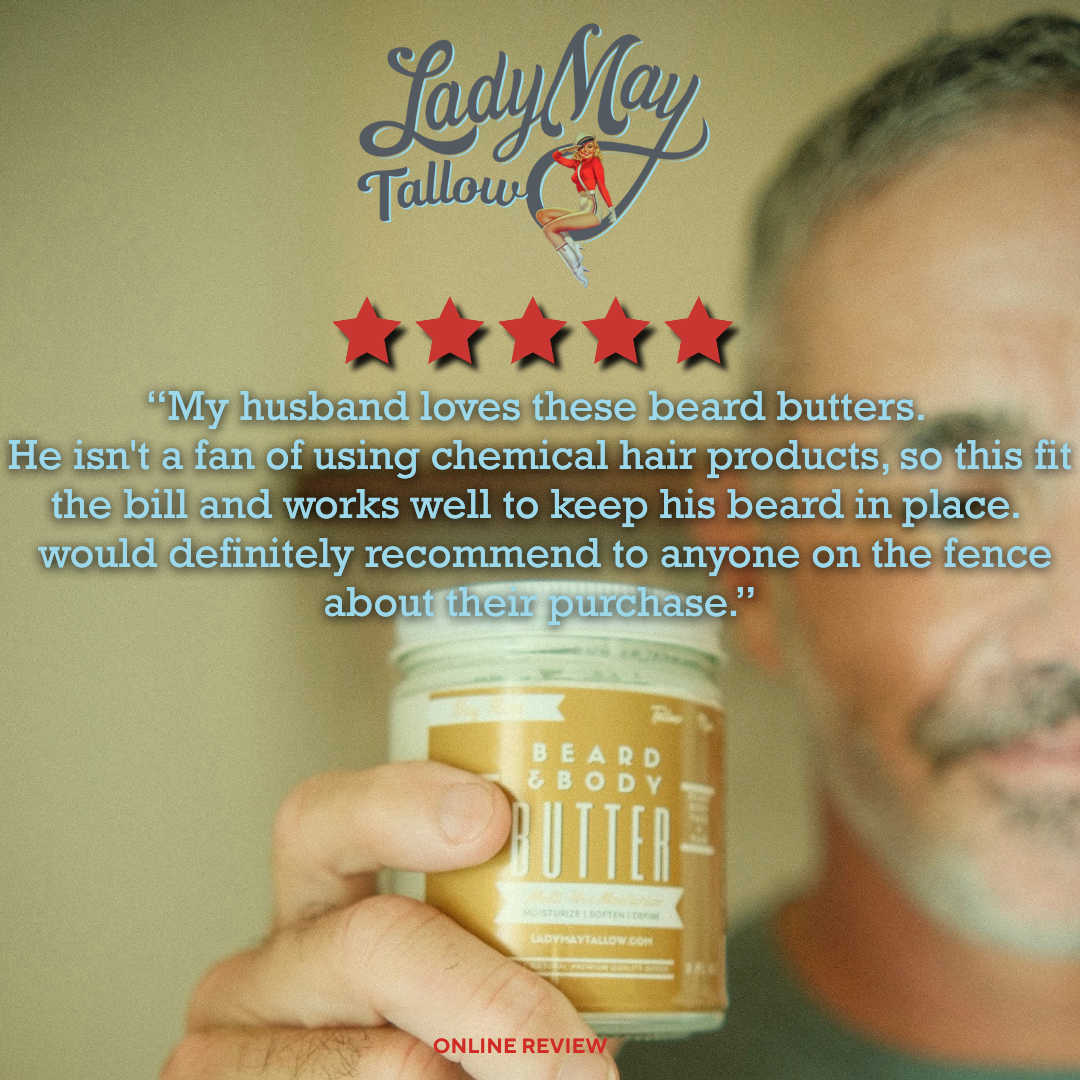 Bay Rum | Tallow Beard + Body Butter for Men The Lady May