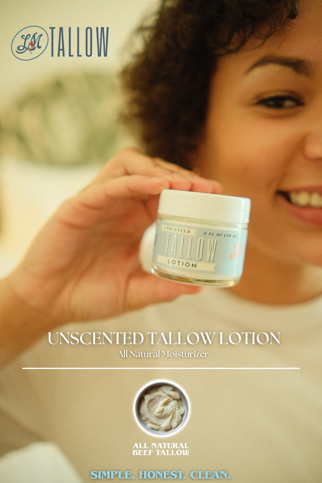 Unscented Tallow Lotion The Lady May