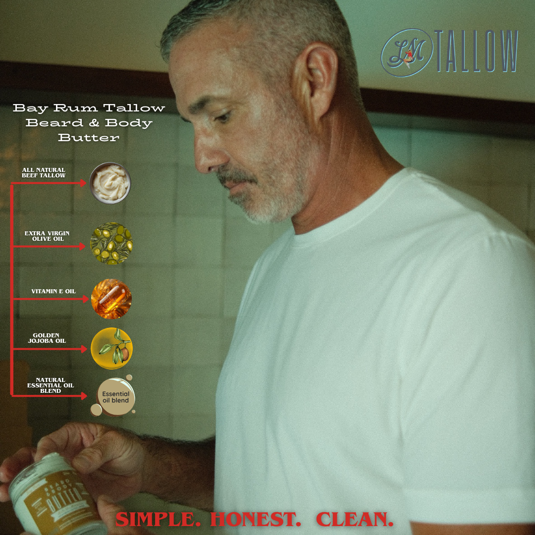 Bay Rum | Tallow Beard + Body Butter for Men The Lady May