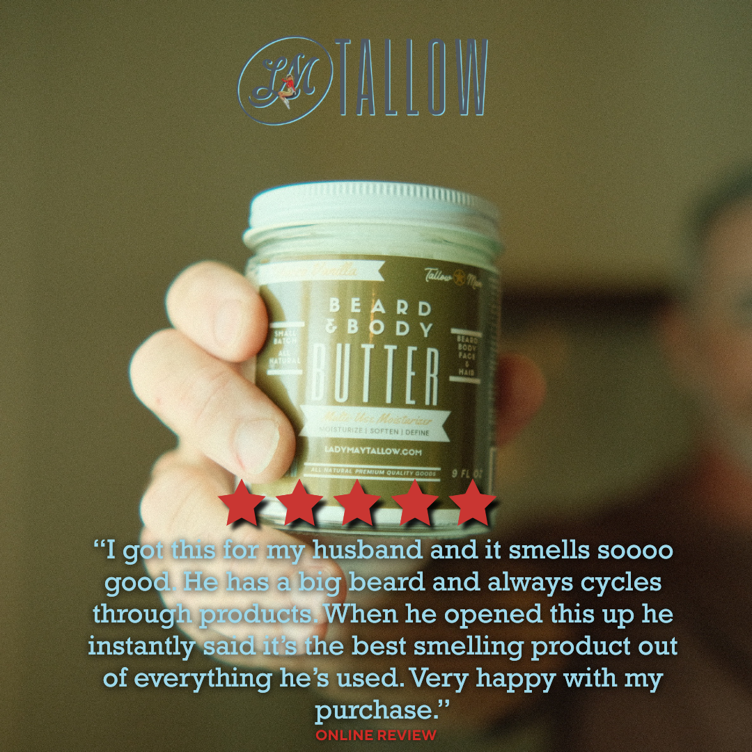 Tobacco Vanilla | Beard + Body Butter for Men The Lady May