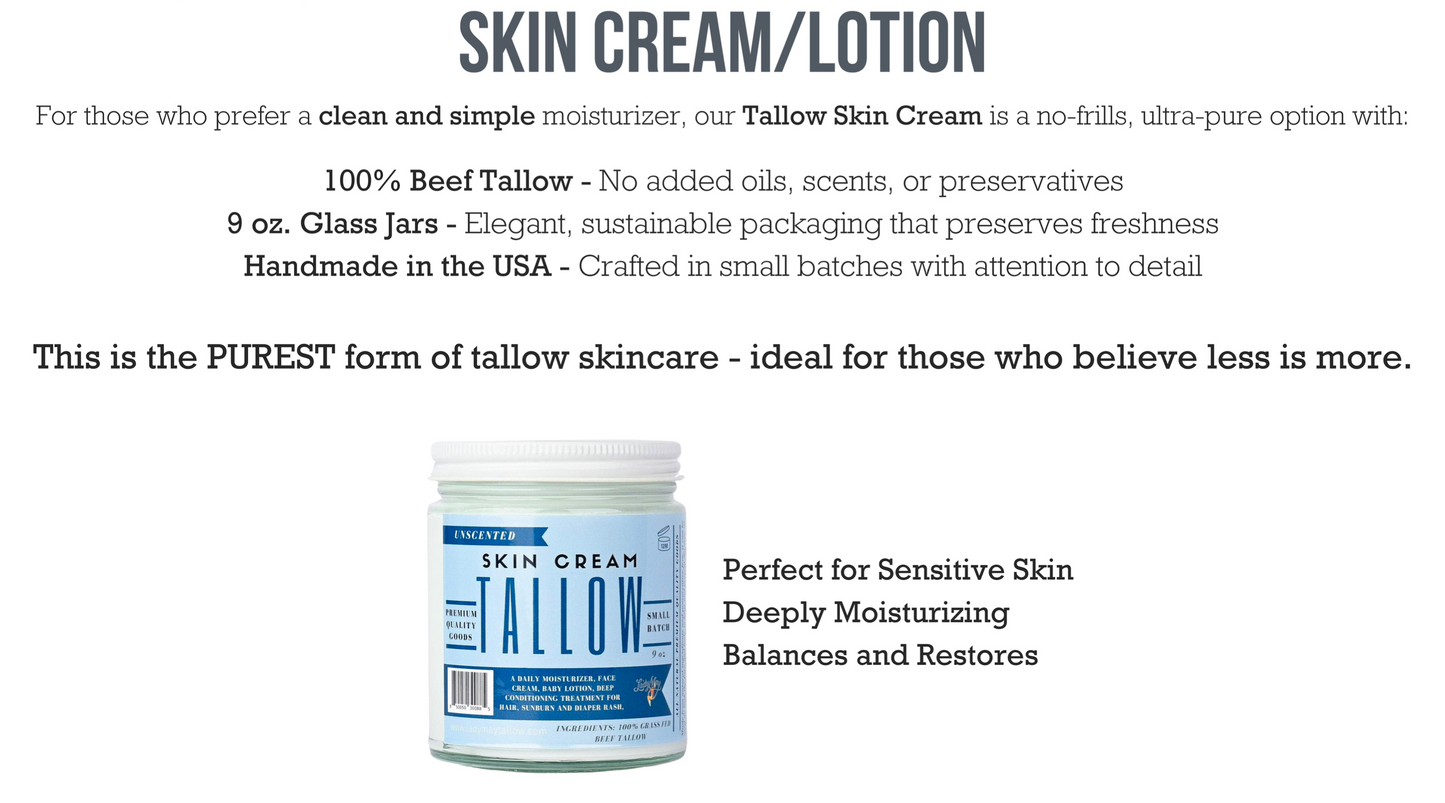 Unscented Tallow Lotion The Lady May