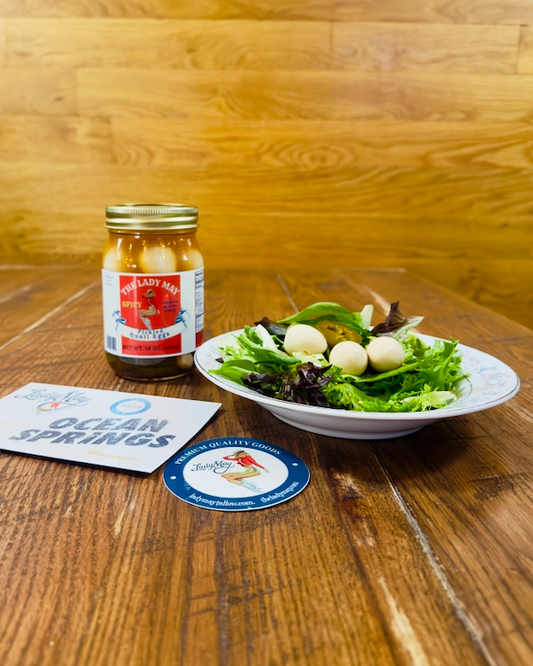 Spicy Pickled Quail Eggs The Lady May