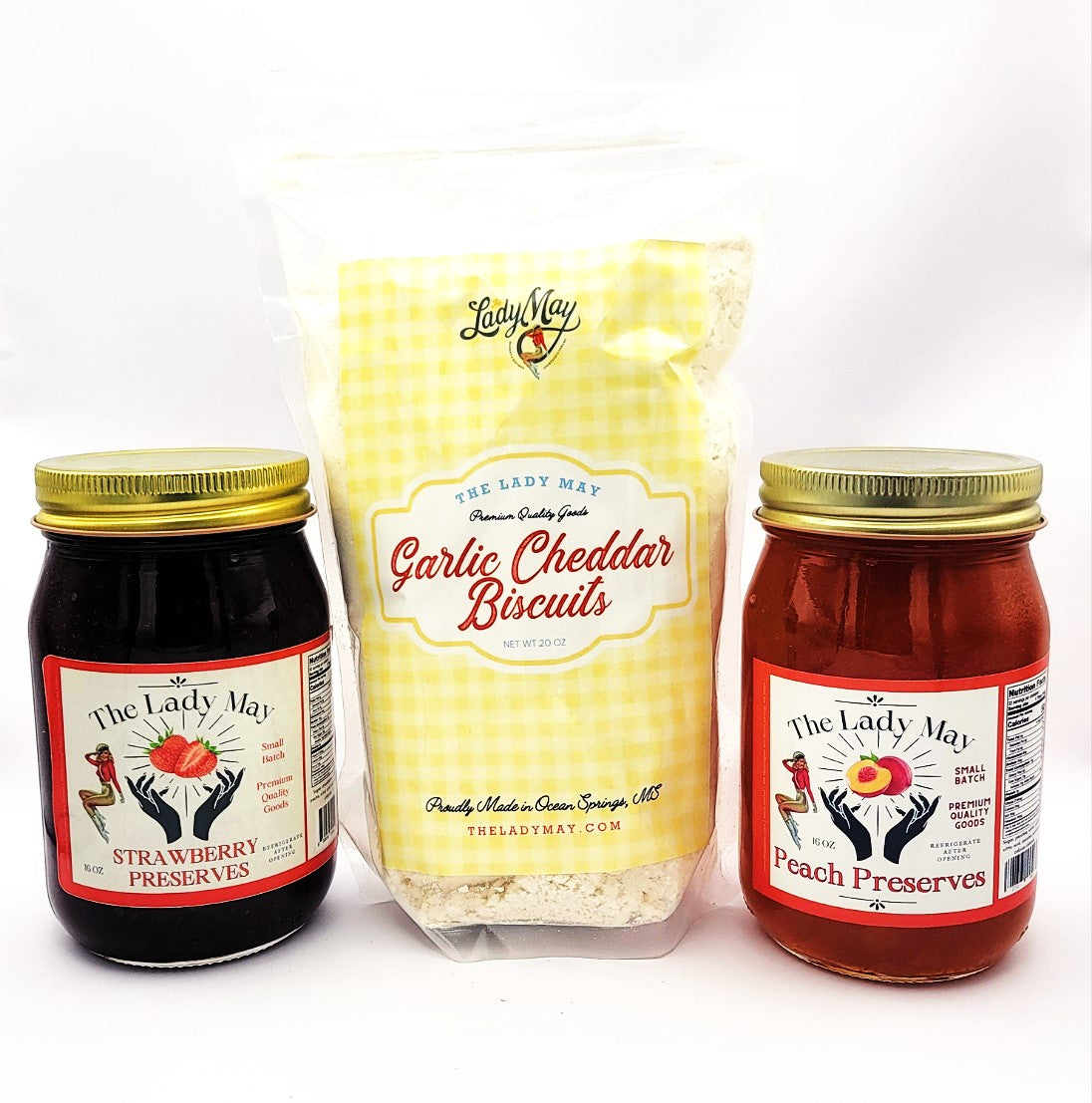 Southern Biscuit Mix & Preserves Gift Bundle The Lady May