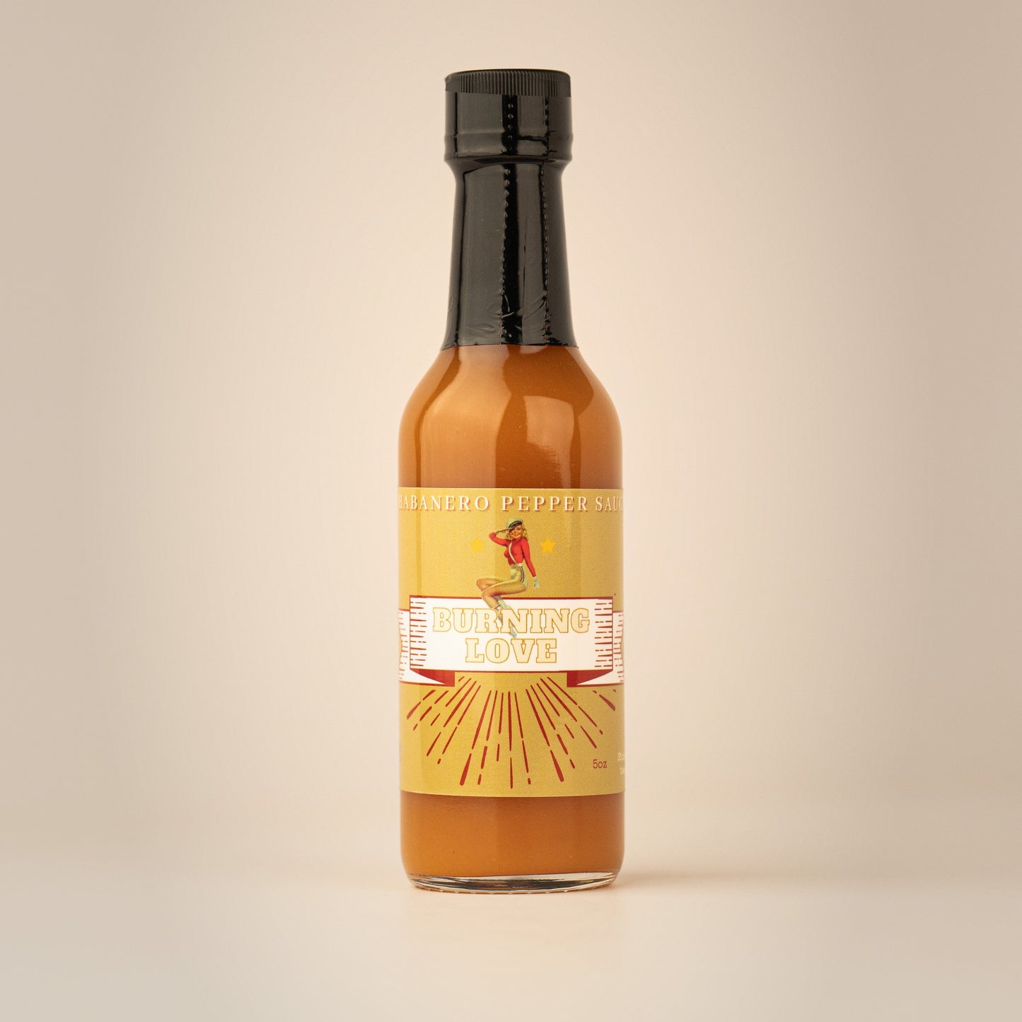 Lady May’s Habanero Hot Sauce – Farm Picked Habanero Blend – Small Batch, Bold & Spicy – Restaurant Recipe – 6oz Glass Bottle The Lady May