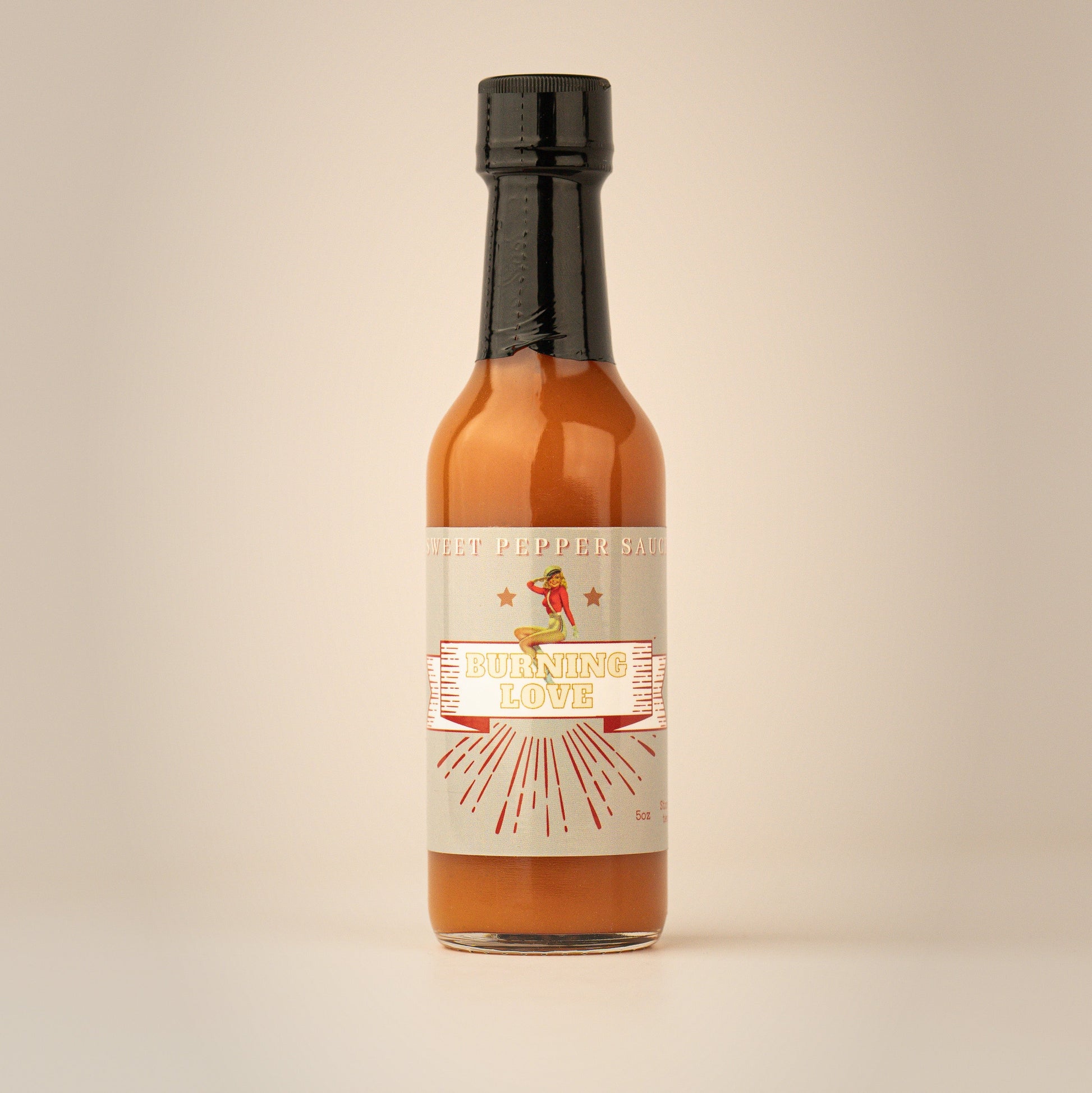 Lady May’s Sweet Heat Sauce – Sweet & Spicy Blend – Handcrafted Chili Sauce – Restaurant Recipe, Small Batch – 6oz Glass Bottle The Lady May