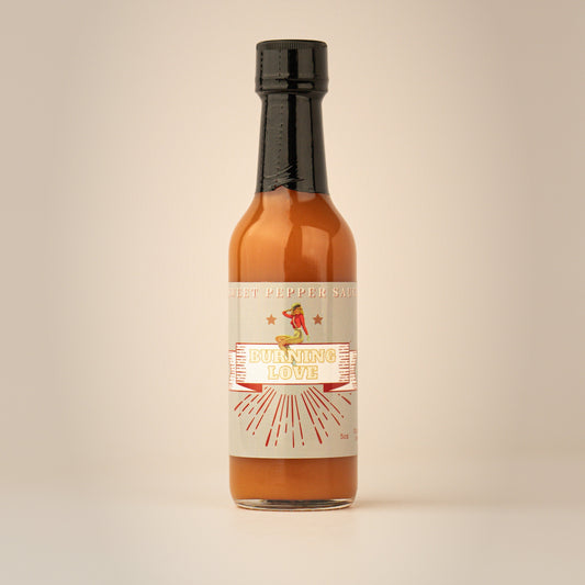 Lady May’s Sweet Heat Sauce – Sweet & Spicy Blend – Handcrafted Chili Sauce – Restaurant Recipe, Small Batch – 6oz Glass Bottle The Lady May