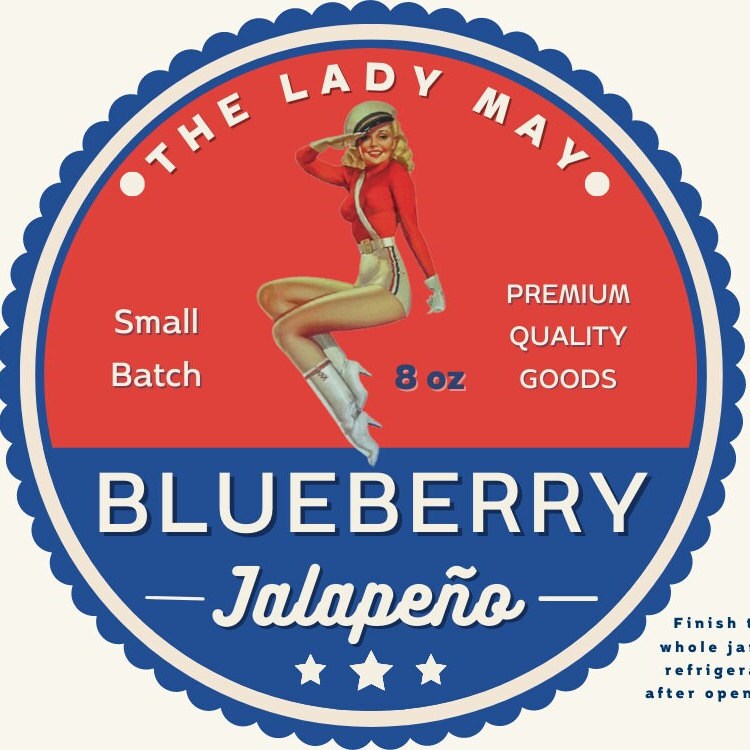 Blueberry Jalapeño Pepper Jelly The Lady May