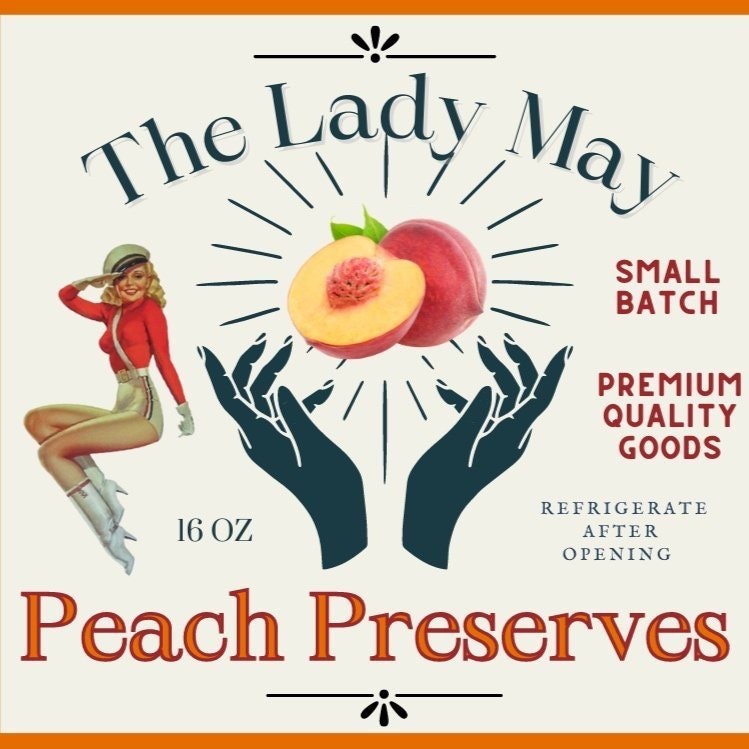 Southern Peach Preserves The Lady May