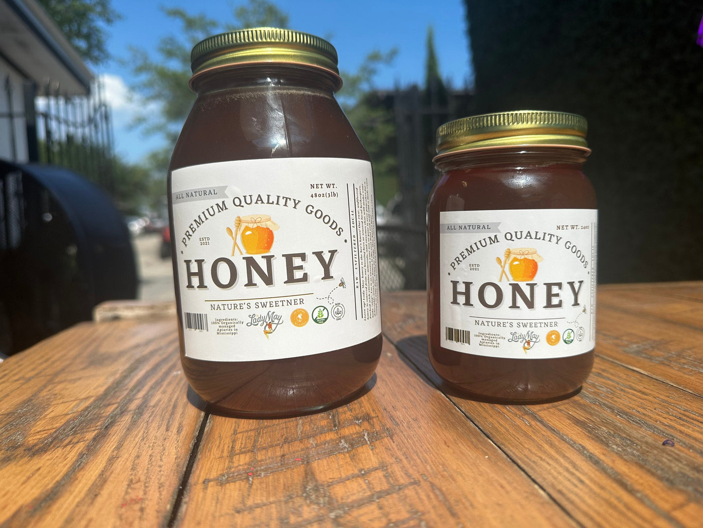 All Natural Raw Unfiltered Honey - 12oz The Lady May