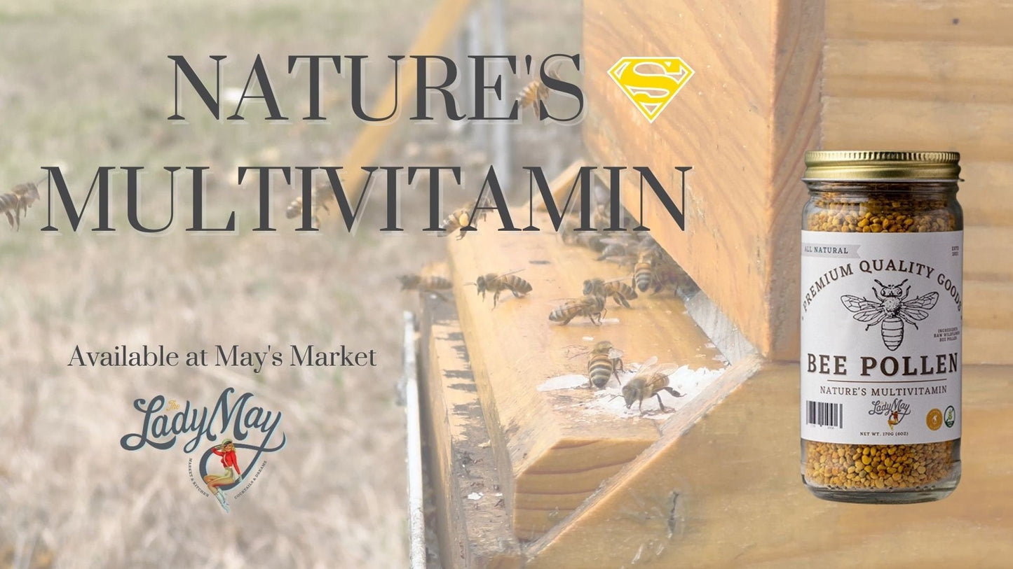 Bee Pollen and Raw Honey Gift Bundle The Lady May