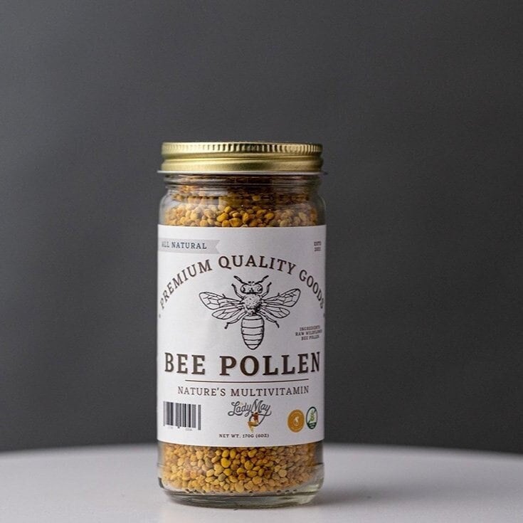 Bee Pollen and Raw Honey Gift Bundle The Lady May