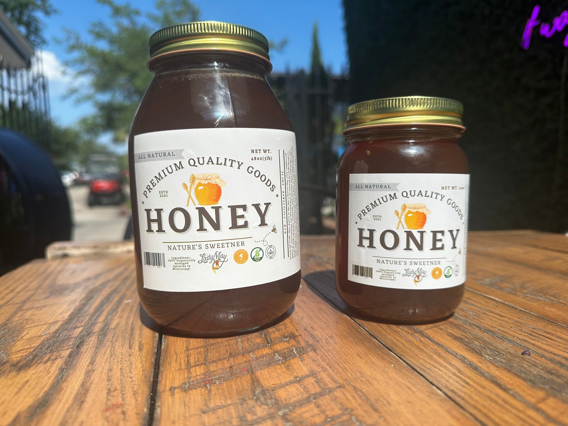 All Natural Raw Unfiltered Honey - 12oz The Lady May
