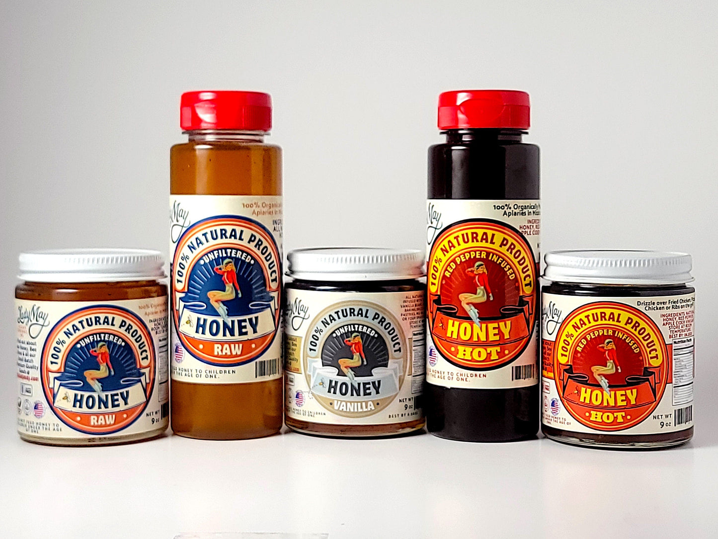 Red Pepper Infused Hot Honey The Lady May