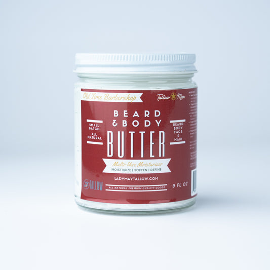 Old Time Barbershop | Tallow Beard + Body Butter for Men The Lady May