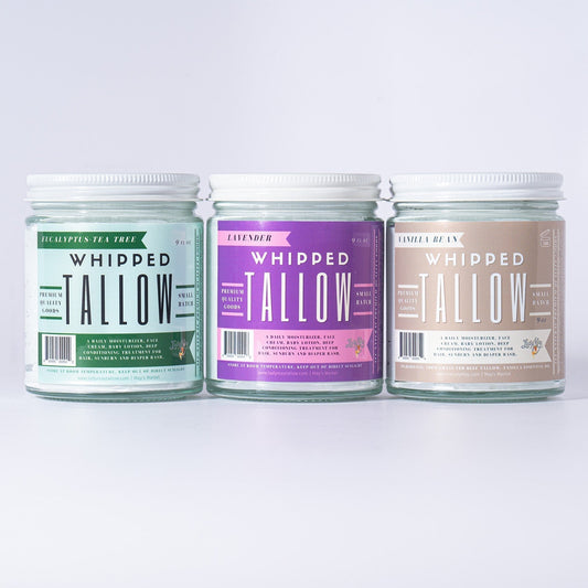 Whipped Tallow Trio - Scented (9oz) The Lady May